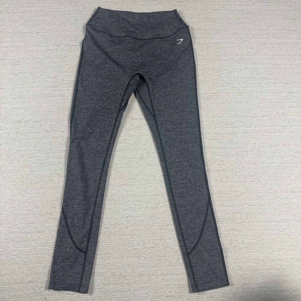 Gymshark Gray High Rise Workout Leggings Medium Athletic Running Yoga Gym